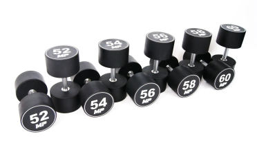 Muscle Power urethaan dumbbellset 52-60KG 