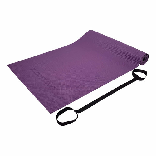 Voor u verf Slaapzaal Tunturi PVC yoga mat 4mm paars kopen? Bestel bij fitness24.nl